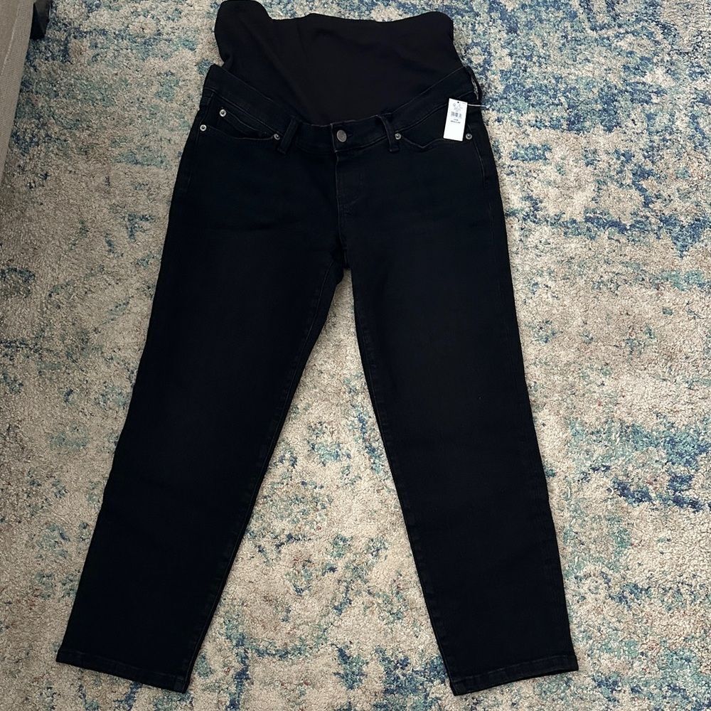 NWT GAP Maternity Women's Black Jeans